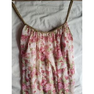 2/$20 Pink Floral Maxi Dress